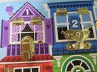 Melissa   Doug Wooden Latches Board Latch Locks Doors Windows Puzzle Game 