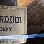 New Amsterdam Casualty Company Brass Antique Advertising Sign Surety Casualty