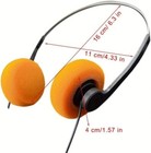 Retro Over-ear Headphoneswired Stereo Headphonesheadphonelightweight Portable   