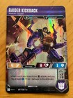Transformers Tcg 3 Cards Siege I   Ii Kickback  Ion Storm Runabout