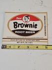 Vintage Lot Of 24 Brownie Root Beer Label  Atlas Bottling  Detroit  Mi 1950s
