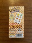 1999 Artbox Vintage Pokemon Temporary Tattoos Box  36 Packs 