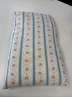 Vintage Harris Bluprint Ticking Feather Down Filled 17x 11 Inch Pillow Farmhouse