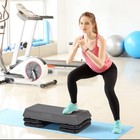 Adjustable Aerobic Stepper Platform With 4 Risers 28 5  For Home Gym