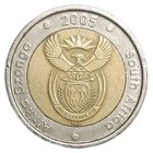 2004 South Africa 5 Rand Bimetallic Coin Km 281