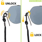 Eyeglasses String Holder Glasses Strap Cords 5 Pcs Black Adjustable 29 Inch Long