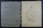 Souvenir Program Movie The Birth Of A Nation Griffith Lincoln Death Ku Klux Klan