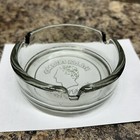 Vintage Caesars Palace Casino Ashtray Las Vegas Nevada Round Clear Glass