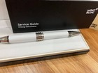 New 2026 Montblanc Jfk Special Edition Ballpoint Pen White Silver With Box