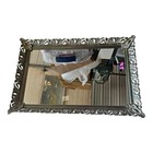 Vintage 1960 s Hollywood Regency Mirror Vanity Perfume Tray Filigree - 15 X 10    