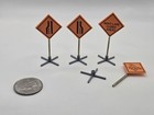 1 50 Scale Caution Lane Closed Signs  set Of 4 