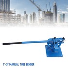 Pipe Tube Bender  Manual Bench Bending Machine Tube Bender 7 Dies Set New