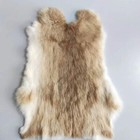30pcs Natural Rabbit Skin Pelt Fur Hide Leather Tanned Craft Skin Diy Multicolor