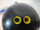 Vintage Amf Black   the Angle   Bowling Ball 16lbs Twice Drilled