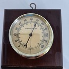 Sunbeam Vintage Weather Station Wood Wall Plaque Thermometer Barometer Humidity