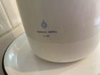 Vintage Corelle W  Lid 6 Cup Carafe pitcher With Blue Flowers Decor Electric 