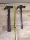 2 Used Vintage Hammers Wood Handle And Steel 