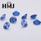 3mm-15mm Sapphire Blue Round Cut Loose Cubic Zirconia Aaaaa Certified Jewelry
