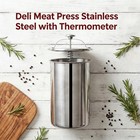 Deli Meat Press Stainless Steel With 1-1 2 Kg Capacity  Flake Handle
