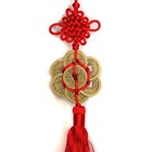 Feng Shui 8 Coin Tassel Red Hanging Cure Good Fortune New Luck Wealth Prosperity