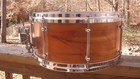 Hand Crafted 6 5 X 14 Snare  Solid - Vintage Maple  Re-rings