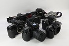 Lot Of Canon Auto Focus Film Slr Cameras  Untested For Parts Repair   g603
