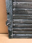 Antique Pair 14x32 House Window Wood Louvered Shutters Shabby Vtg Chic 762-26b