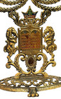 Vintage Judaica 10 Comm  Jerusalem Jewish Hanukkah Menorah Judaism Israel Hebrew