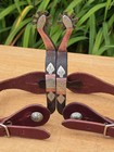 Copper Neck Snake Head Western Spurs W New Leather Straps