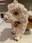 Italian Pottery Spaghetti Dog Flower Pot Staffordshire Style 1920   s Vintage