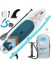 Inflatable Stand Up Paddle Board Wide Stance Non-slip Deck Paddle Surf Control-