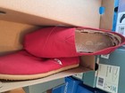 New   Authentic Toms Women s Classic Solid Canvas Slip On Flats Shoe s 7 5
