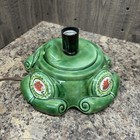 Atlantic Mold Ceramic Christmas Tree Green Replacement Bottom Base Only 4 circle