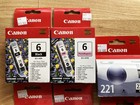 Lot Of 18 Genuine Canon Ink Cartridges - New And Sealed - All Are Expired