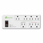 Greenlite 3-ft 7 -outlet Indoor White Power Strip
