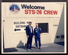 Autographed Nasa Crew Space Shuttle Mission Sts-26 Real Photo Not Litho   Bonus