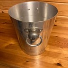 Veuve Clicquot Stainless Champagne Cooler Silver Wine Ice Bucket Rare Promo