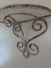 Vintage Ornate Filigree Wall Shelf Single Bracket Scroll Cottage Core Retro