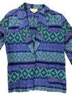 Vintage Bonjour Southwestern Aztec Boho Blazer Jacket Womens Size Large