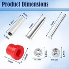 Golf Cart Rear Leaf Spring Bushing Kits With Screw Nut  Suitable For Ezgo Pds  
