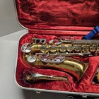 Vintage  Armstrong Alto Saxophone Made In Usa With Mouthpiece Strap   Case