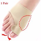 2pcs Big Toe Bunion Corrector Splint Straightener Foot Pain Relief Hallux Valgus