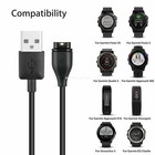 Garmin Vivoactive 4s Charger Replacement Charging Charge Cable Cord Usb  black 