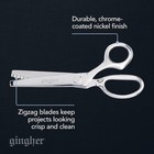 Fiskars Gingher Pinking Shears  7 5-inch  Sawtooth Blades  Chrome-nickel Finish