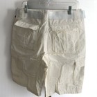 Lee Dungarees Mens Classic White Wyoming Cargo Shorts With Belt Size 34 New