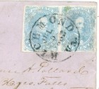 Confederate States Of America-sc 4-four Margin Pair-richmond Va-jul 5 1862-to Ha