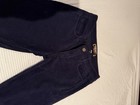 Paige Navy Slim Stretchy Skinny Corduroy Jeans  Button Zip Pockets  Size 28