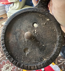 Antique American Thread Co Industrial Thread Spool Holder 16  Tall Cast Iron