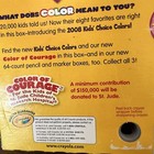 Crayola 64 Crayons 2008 Kids    Choice Colors Box W  Built-in Sharpener Ons