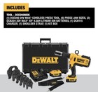 New Dewalt 20v Max Copper Pipe 1 2   -2    Press Tool Kit  dce200m2k 